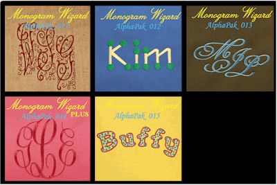 Monogram Wizard Alpha Paks