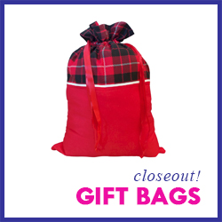 Closeout Christmas Gift Bags