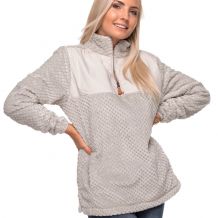 sherpa pullover gray