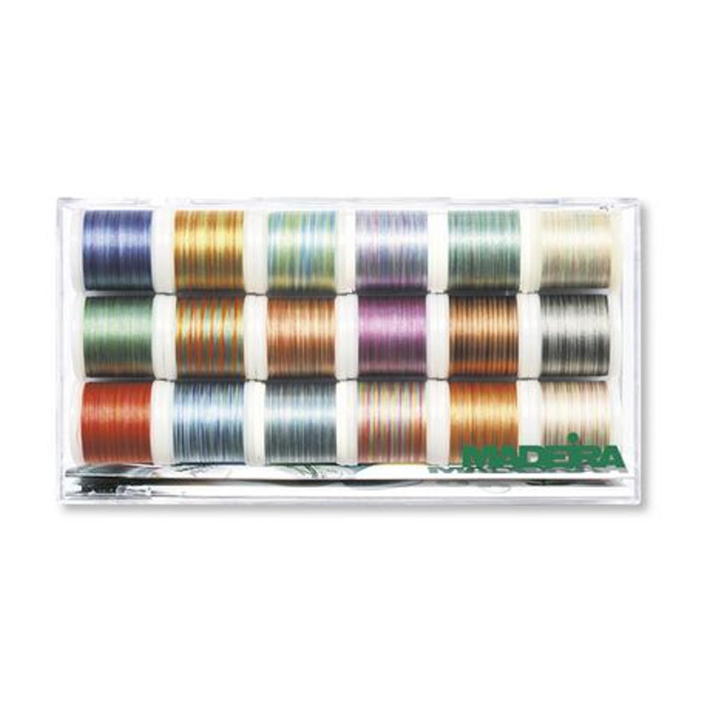 Madeira - Astro Polyneon 40-weight Polyester Embroidery Thread - 18-spool Gift Set