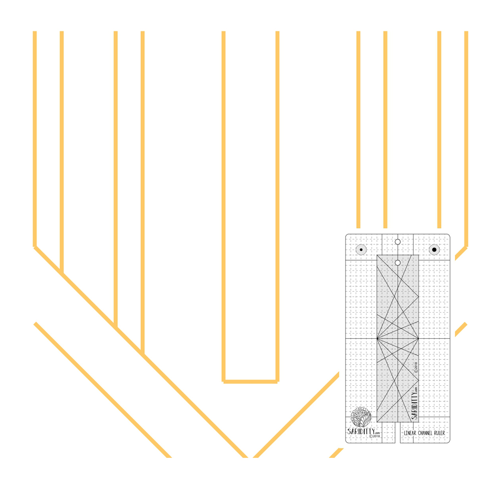 Sariditty - Linear Channel - 2-piece Template Set