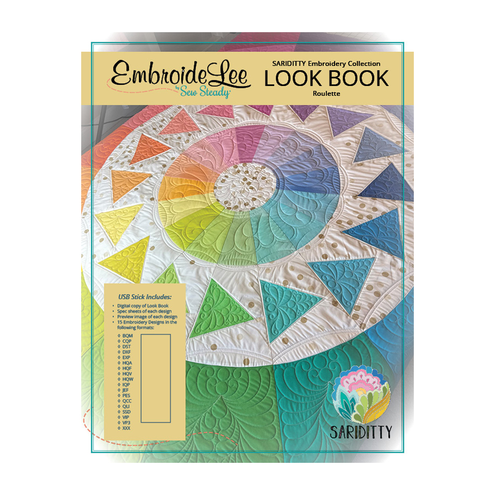 EmbroideLee by Sew Steady - Sariditty Roulette Embroidery Collection + Look Book