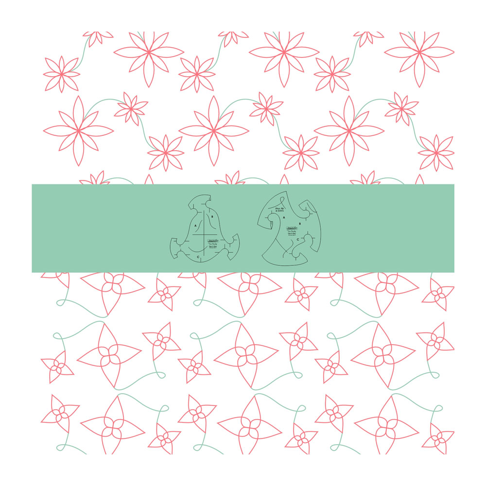 Westalee Design - Edge to Edge Connector Templates - 2-piece Template Set