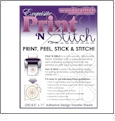 Exquisite Print N Stitch Hand Embroidery Wash Away Paper - 25 Sheet Pack