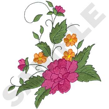 Flowers & Filigree Embroidery Designs by Dakota Collectibles on a Multi ...