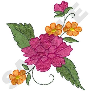 Flowers & Filigree Embroidery Designs by Dakota Collectibles on a Multi ...